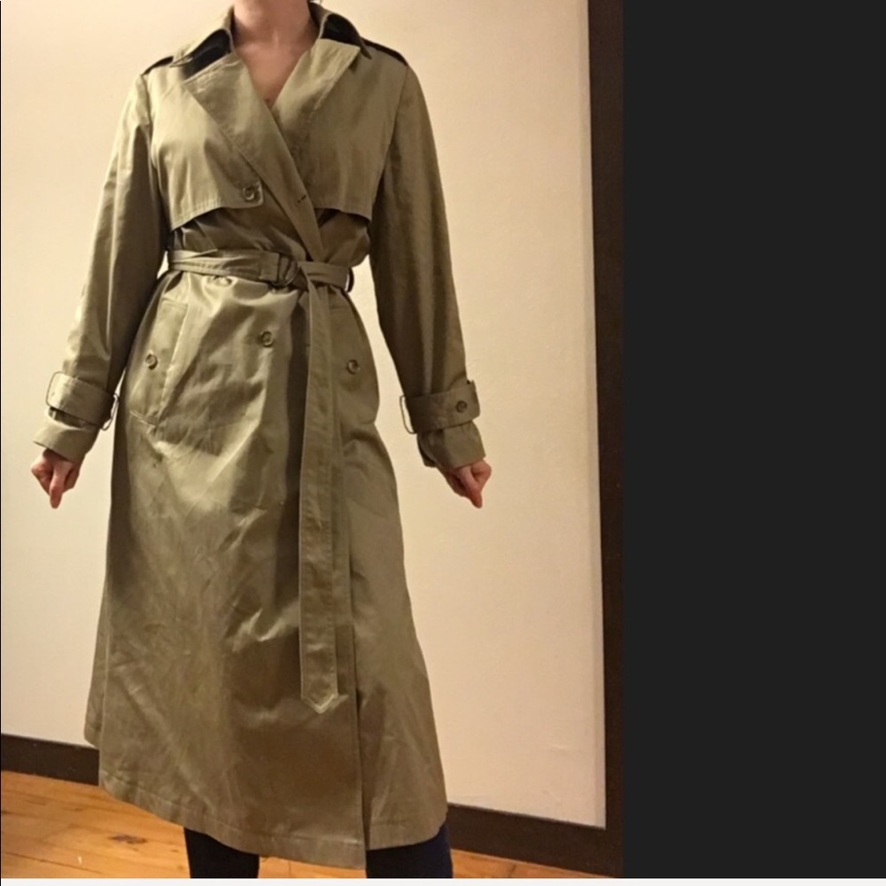 CYBER SALE  VTG Classic Trench - Picture 2 of 8